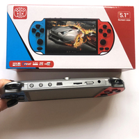 5.1 cal X7 Plus gra wideo konsola 8GB podwójny joystick przenośna konsola do gier dla dzieci przenośna retro konsola do gier 3